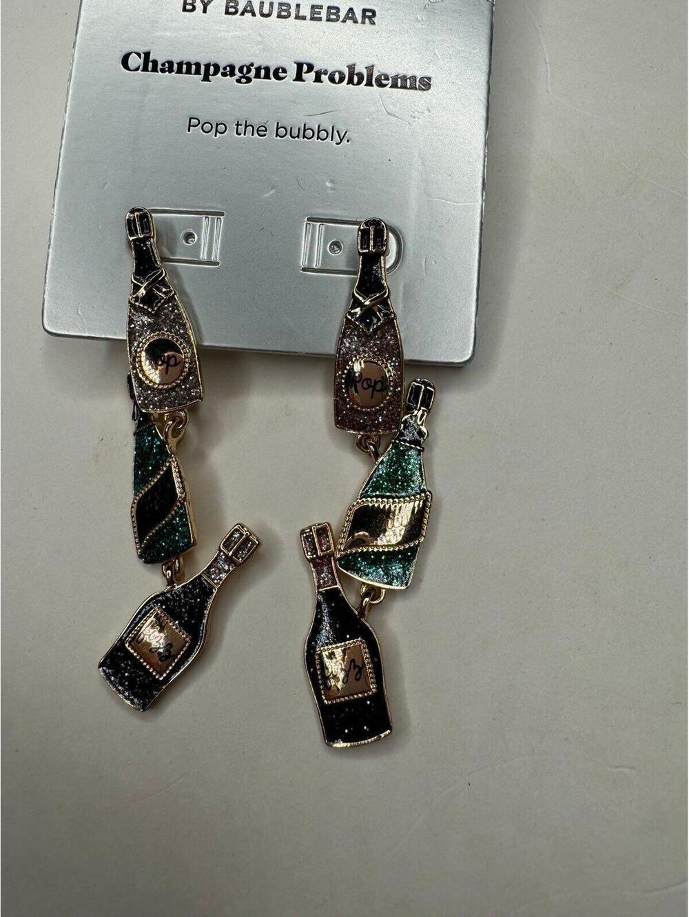 Sugarfix by Baublebar Bling" Champagne Problems" Multicolor Dangle Earrings